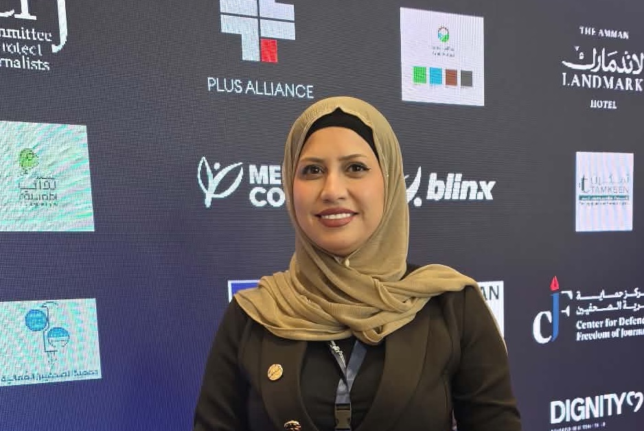 عضو مجلس إدارة شبكة معا الإعلامية سندس تلبيشي تشارك في ملتقى مستقبل الإعلام والاتصال 2026 بعمّان
