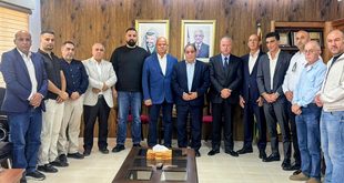 محافظ بيت لحم يلتقي رئيس اتحاد الحجر والرخام في فلسطين نصار نصار أبو علي