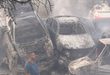 مستوطنون يهاجمون منازل ويحرقون مركبة صحفي أجنبي في المغير