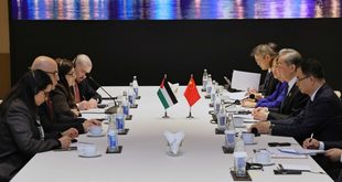 وزير الخارجية الصيني يلتقي نظيرته الفلسطينية