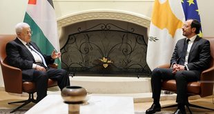 الرئيس محمود عباس يجتمع مع نظيره القبرصي ويثمن مواقف قبرص الداعمة لحقوق شعبنا ويؤكد ضرورة توحيد الأرض الفلسطينية