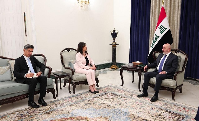 الرئيس العراقي: حقوق الشعب الفلسطيني ستظل تحظى باهتمام ودعم العراق في مختلف المحافل