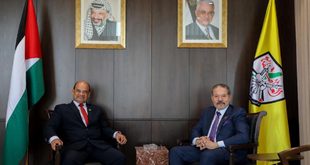 ياسر عباس يلتقي سفير نيكاراغوا لدى دولة فلسطين