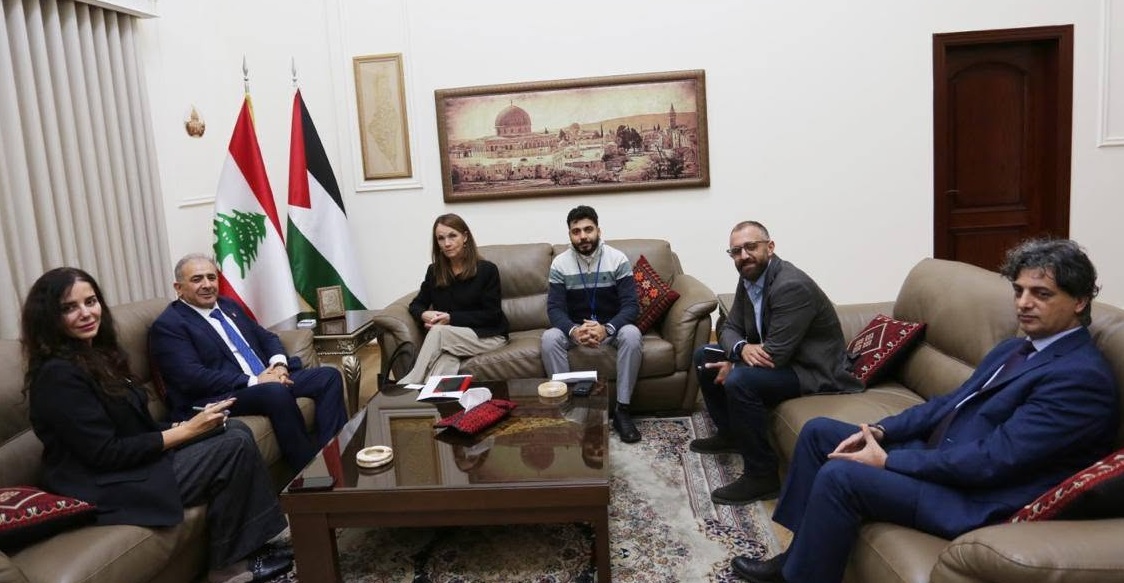 سفير فلسطين لدى لبنان محمد الاسعد يستقبل سفيرة الدنمارك