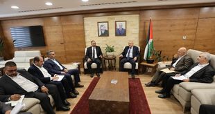 وزير الحكم المحلي يبحث مع وزير شؤون القدس اشرف الاعور احتياجات بلدية الرام ومجلس قروي النبي صموئيل