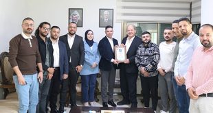 روحي فتوح يستقبل وفد الاتحاد العام لطلبة فلسطين