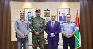محافظ أريحا والأغوار يلتقي قادة الأجهزة الأمنية في المحافظة