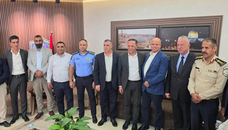 شرطة بيت لحم تستقبل وفداً من الاتحاد العام للصناعات الفلسطينية