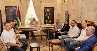 وزير السياحة والآثار هاني الحايك يلتقي الهيئة التأسيسية لجمعية المطاعم السياحية الفلسطينية