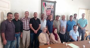 المكتب الحركي للعمال بإقليم غرب غزة يلتقي بالرفاق في "حزب الشعب "