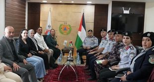 مدير عام الدفاع المدني اللواء ركن أكرم ثوابتة يستقبل وفداً من مؤسسة الرؤية العالمية