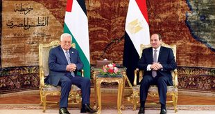 الرئيس محمود عباس يهنئ الرئيس السيسي بعيد القوات المسلحة وذكرى انتصارات أكتوبر