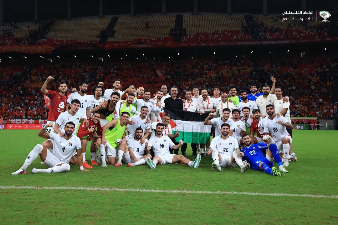 منتخب فلسطين يحقق فوزًا على الصين بنتيجة 5-0 في بطولة الصين الدولية الودية